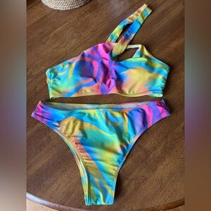 Source Unknown Multicolor Bikini Set